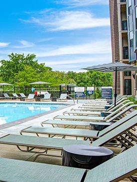 East Bank Pool lounge area